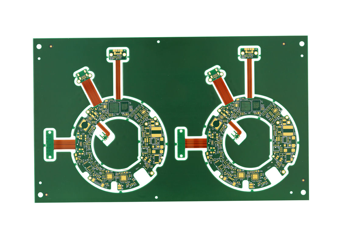 İyi Esneklik Fleksibel Sert PCB Montajı 52L Maksimum Katman Eğim Yarıçapı 0.5-10Mm