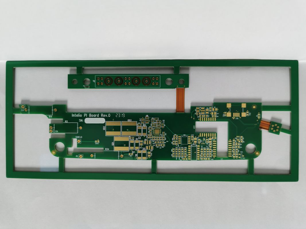 4 katmanlı PCB kartı esnek ve bükülebilir PCB Sanforized kaplama ile Hasl Lf Finish