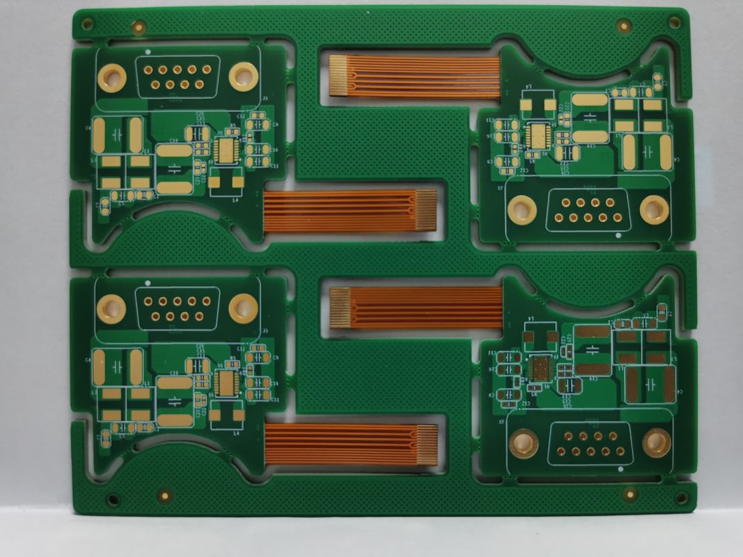 Sanforized Back Drill Hasl Lf Yüzeyi 1-28 Katmanlı Enig Tedavisi ile Sabit Fleksif PCB