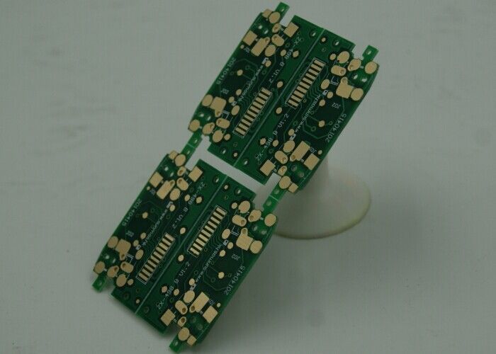 Çifte katmanlı çifte taraflı PCB, 1-6oz bakır ağırlığı ve 0.075mm Min Hole Dia