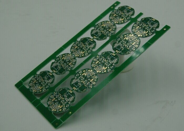 100% E Test Çift Taraflı Devre Kartı Dondurma Altın PCB Yeşil Lehimle 1,6 mm direnci