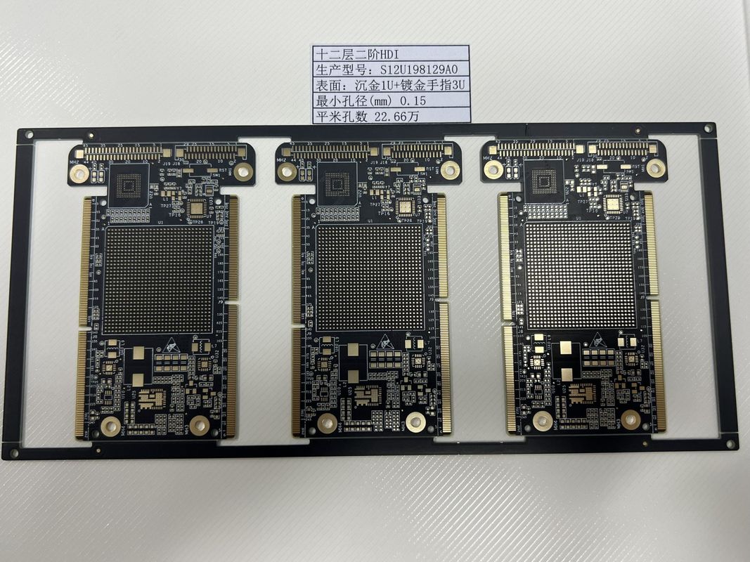 Ultra ince 4L1 + N + 1 Yüksek yoğunluklu PCB Karmaşık Elektronik Tasarımlar HDI PCB Prototipi