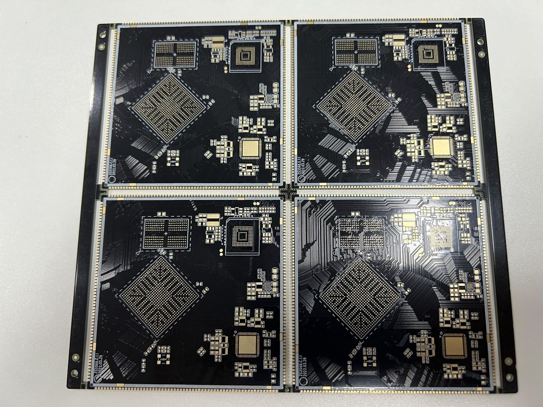 FR4 IT180 Multi Impedans Kontrolü ve 0.1mm Delik Nikel-Palladium BGA 0.2mm ile 4-20 Katmanlı HDI PCB Kartı