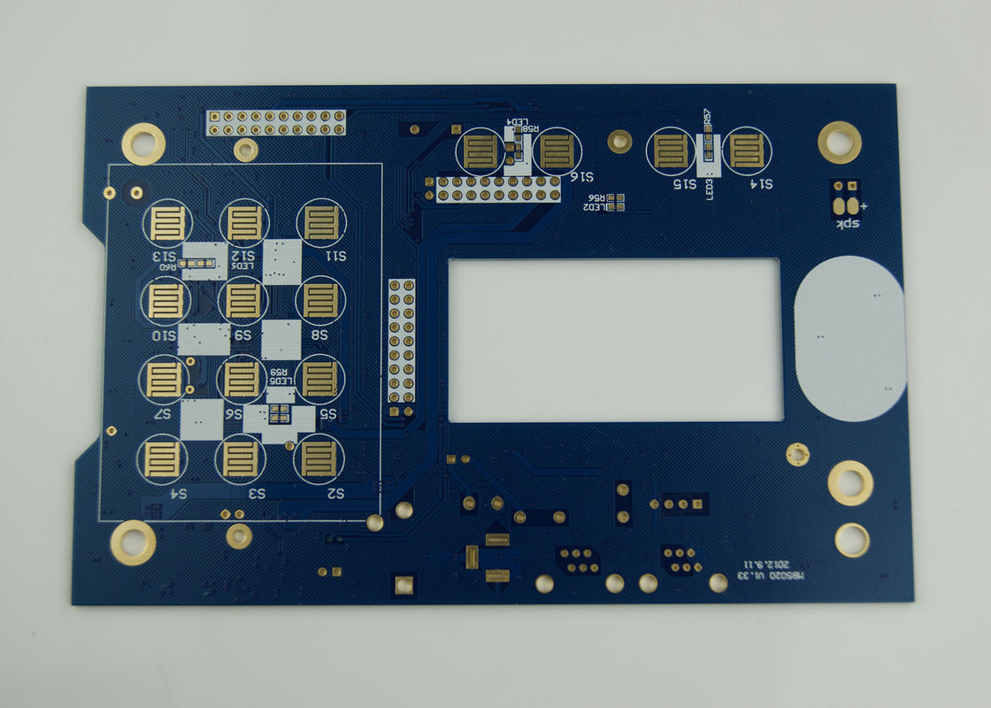 FR-4 ham madde sıcaklık ve gerilim ortamları için çift katmanlı PCB 1.6mm