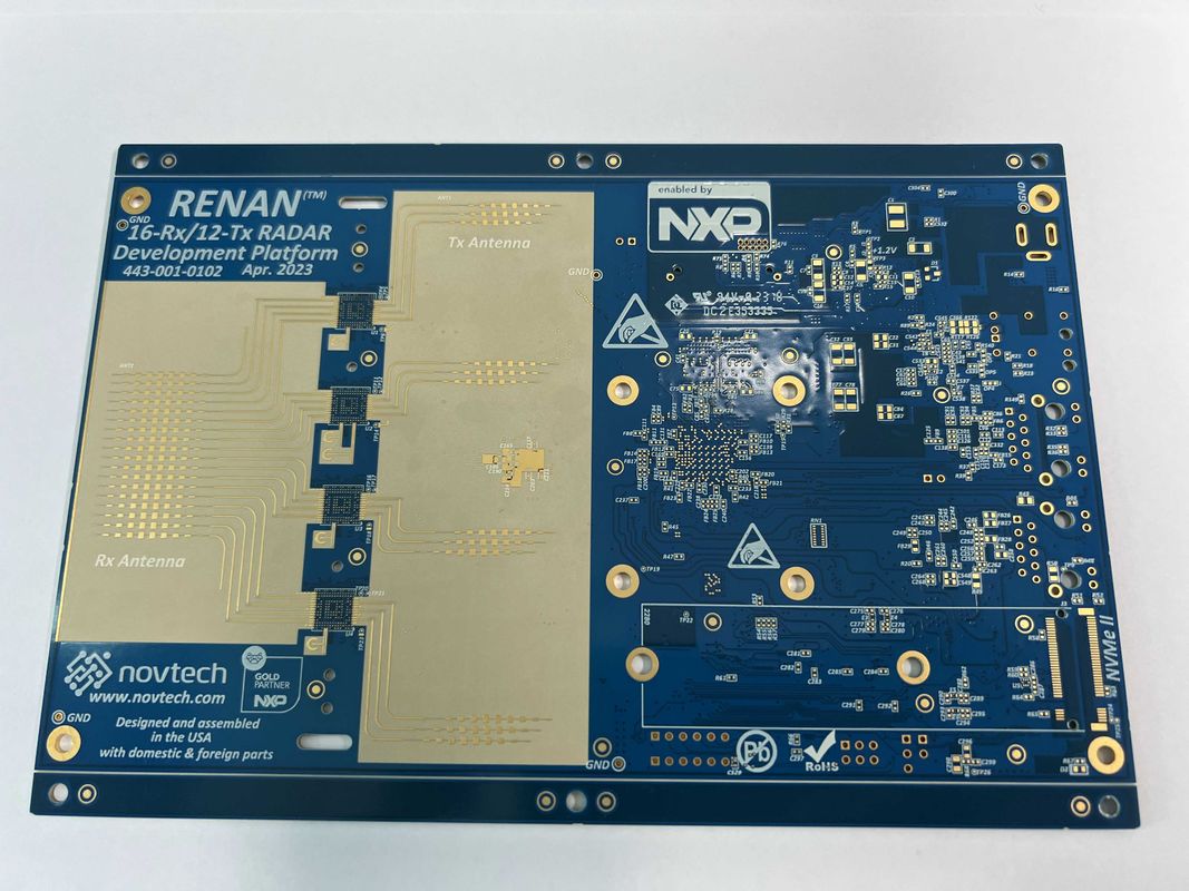 Dolaylı tasarlanmış HDI basılı devre panelleri Immersion Gold işlemi ve P1.5 Aralıklılığı ile