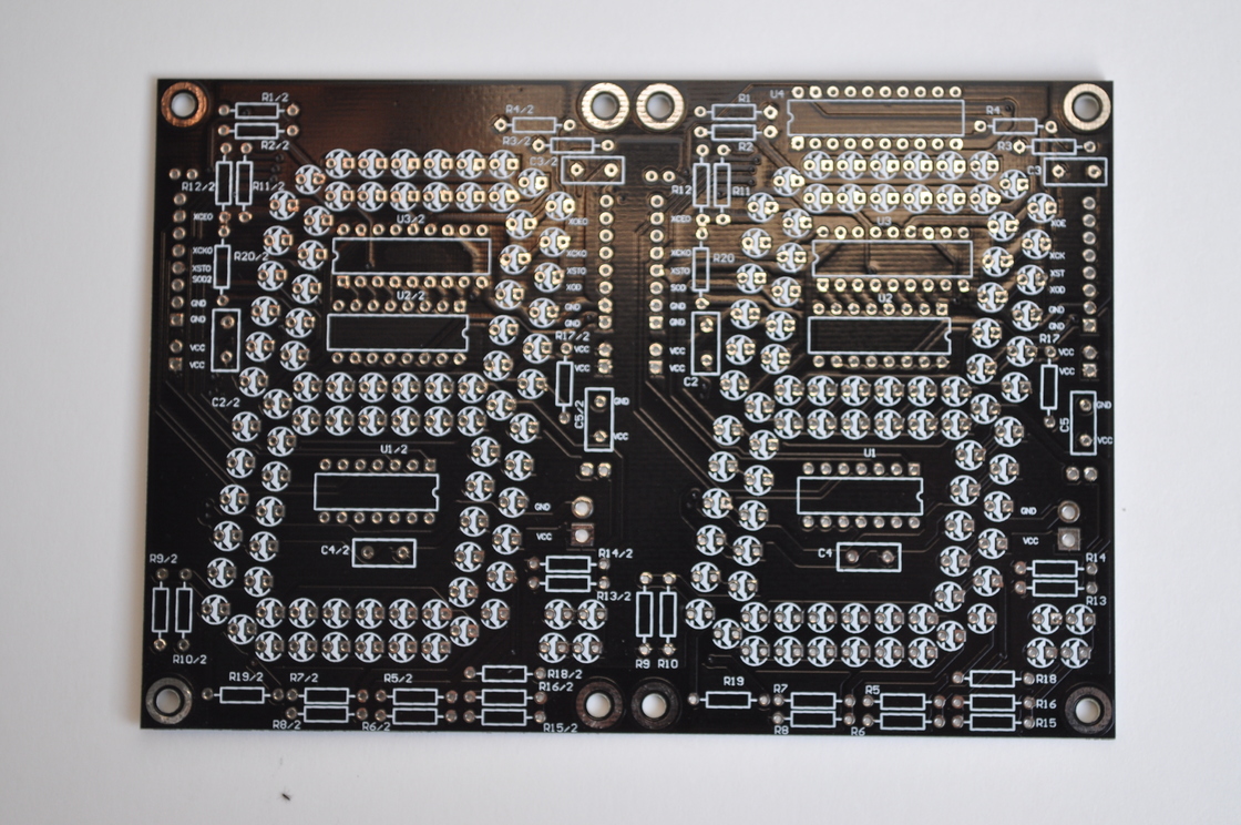 Üstün Performans için Standart Teknoloji Çift Katmanlı PCB 1.6mm Kart Kalınlığı