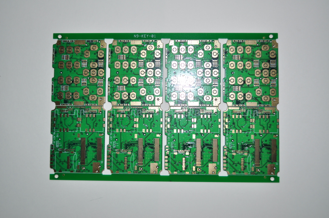 Standart Teknoloji ile Halogen Özgür / Impedans Kontrolü Çift Taraflı PCB Min. Delik Bakır 0.2mm