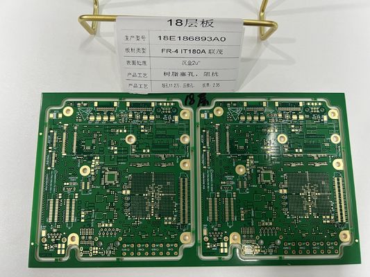Density Interconnector 6-32L HDI PCB Board 3/3 Mil 0.25mm BGA IT180 ENIG3-8u
