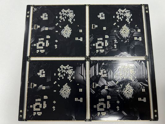 Yarı delikli yüksek yoğunluklu HDI PCB tablosu BGA 0.25mm lamba soketi 10 1 açı oranı