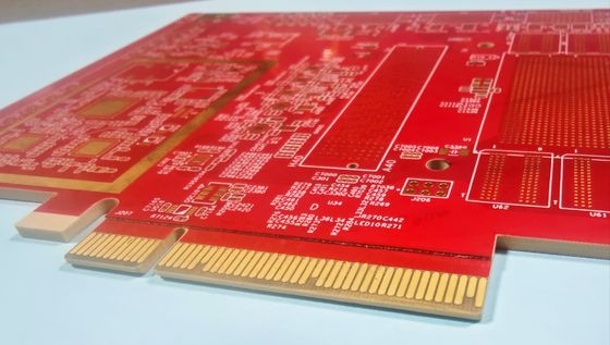 0.1mm Lazer matkabı deliği boyutu yoğunluklu elektronik cihazlar için HDI PCB kartı kalınlığı 0.4-3.2mm ham madde FR4 IT180